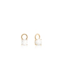 Classic Freshwater Pearl charms 6mm Yellow gold plated