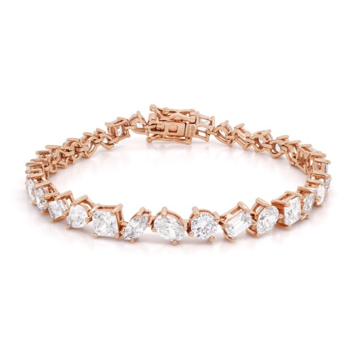 Ice Queens Bracelet Rose gold-plated