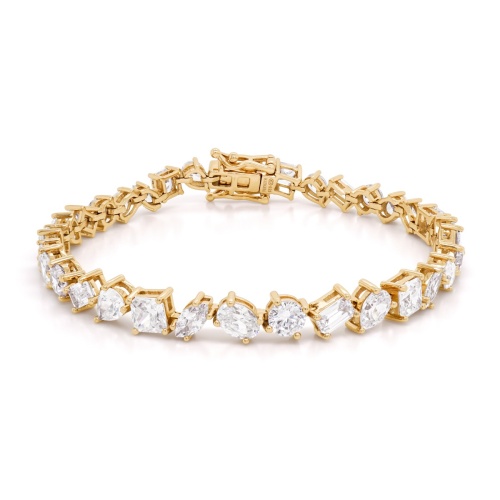Ice Queens Bracelet Yellow gold-plated